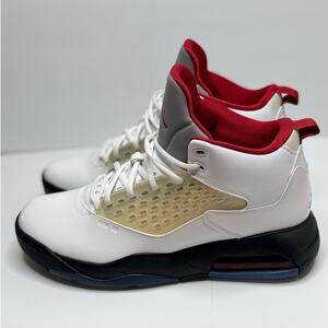 Nike Air Jordan "Maxin" 200 White/Gym Red Basketball Sneakers Men’s 11.5